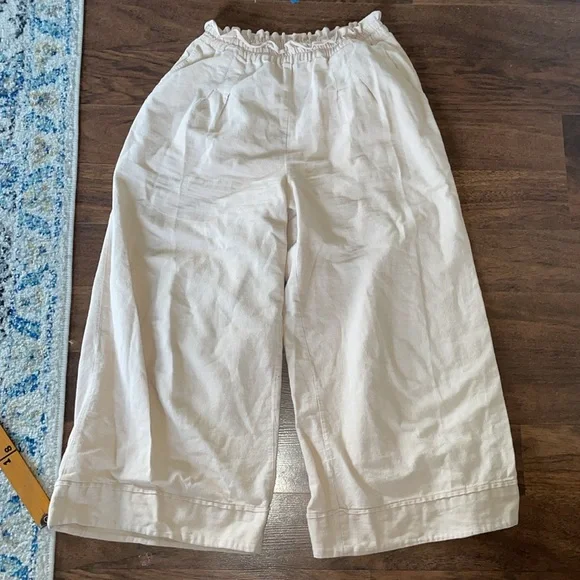 BALILN 100 linen pants / woman’s handmade in Bali / large - Picture 2 of 7